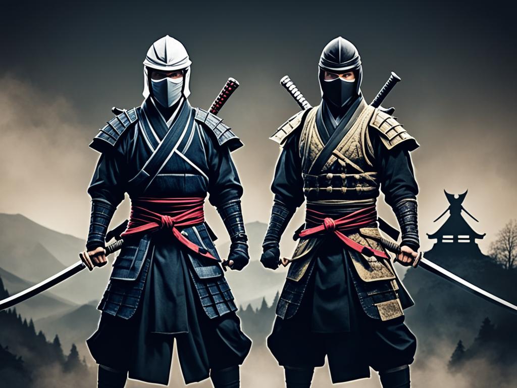 Maiores Diferenças entre Ninjas e Samurais